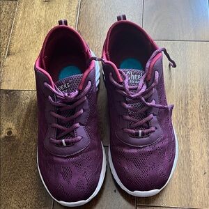 Skechers Women's Wine Lace-Up Athletic Sneakers